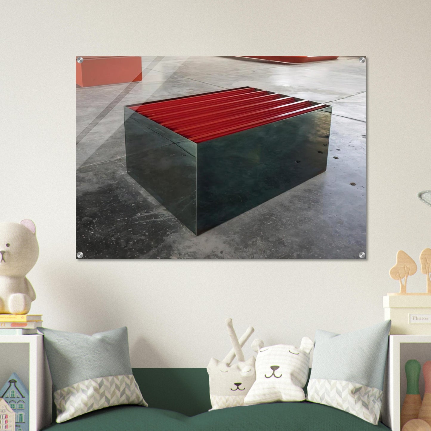 Untitled The Block - 1965 - Donald Judd Acrylic Print - 70x100 cm / 28x40″ inches