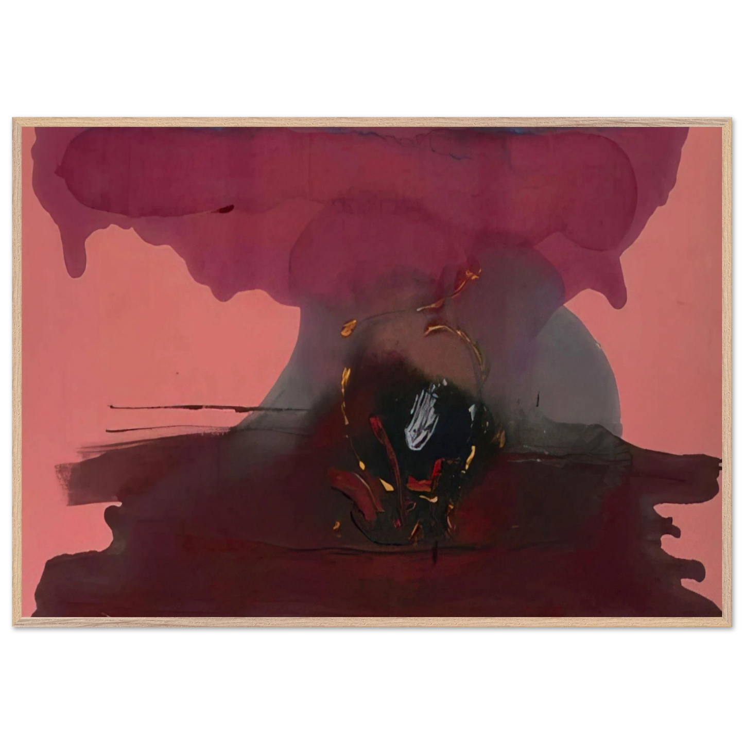Helen Frankenthaler - Harbinger - 1986 Wall art - A2 (42 x 59.4  cm) - Fine Art Poster-canvas - -