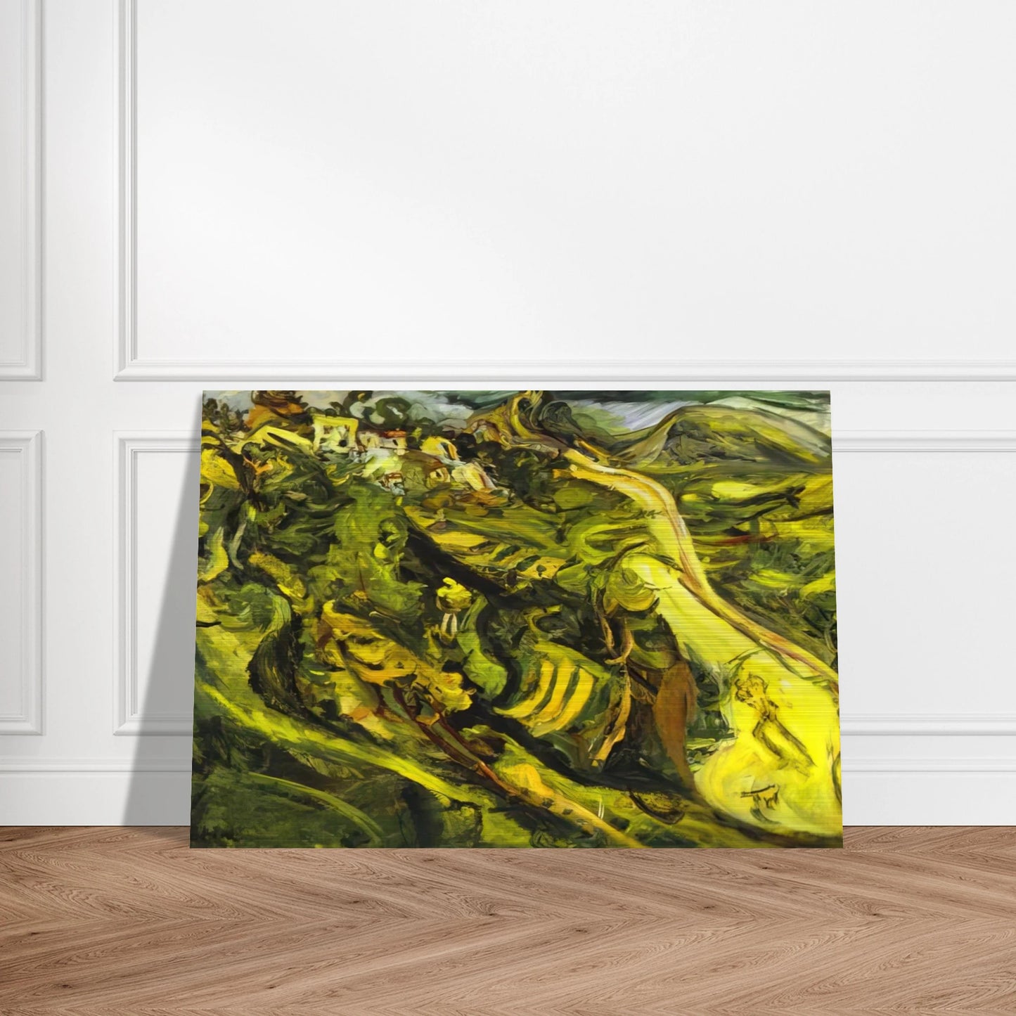 ROAD AT CAGNES - Chaim Soutine Brushed Aluminum Print - 70x100 cm / 28x40 inches | Chaim Soutine Aluminum Print | Chaim Soutine Prints