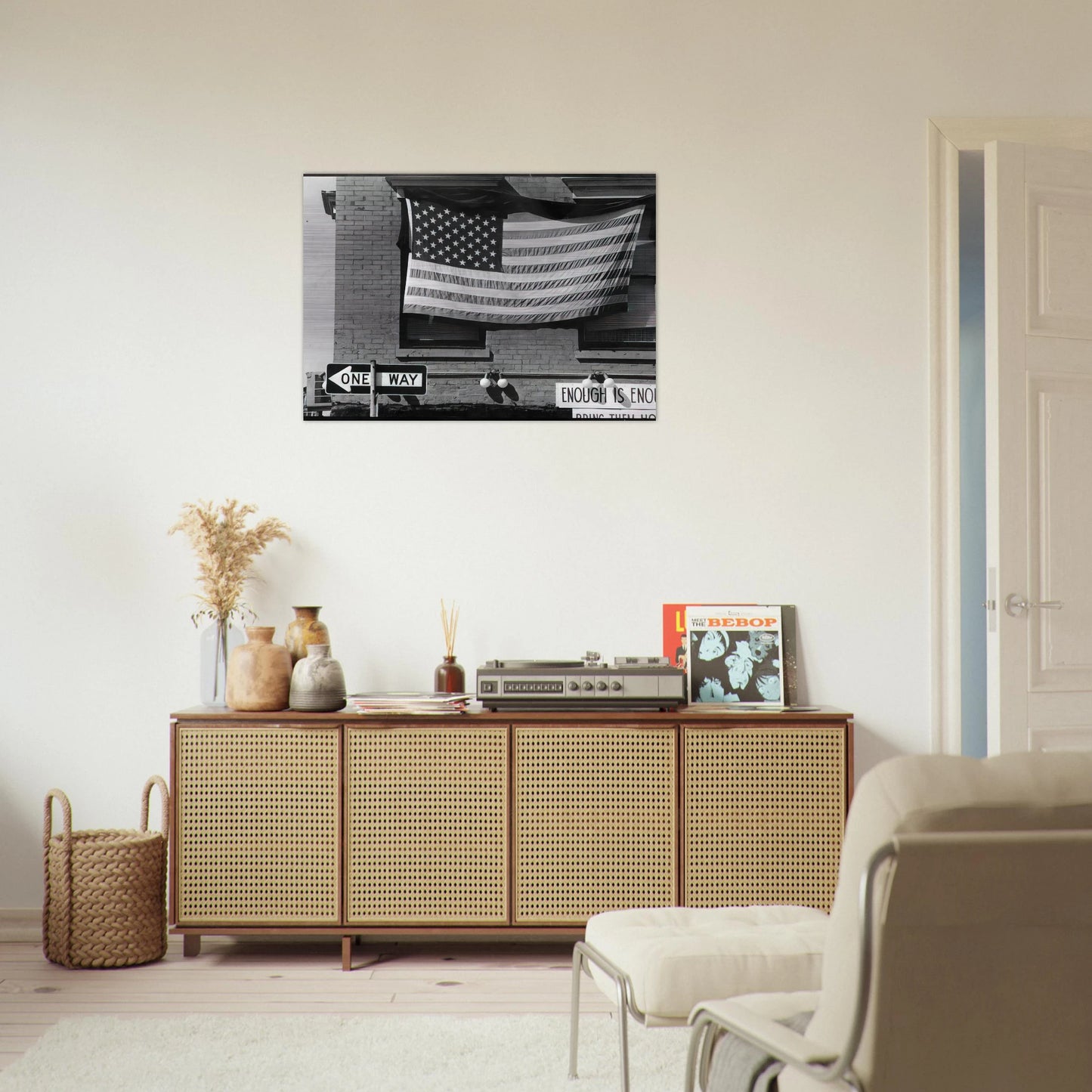 NEW YORK CITY 1980 - Robert Rauschenberg Brushed Aluminum Print - 70x100 cm / 28x40 inches | Robert Rauschenberg Aluminum Print | Robert Rauschenberg Prints