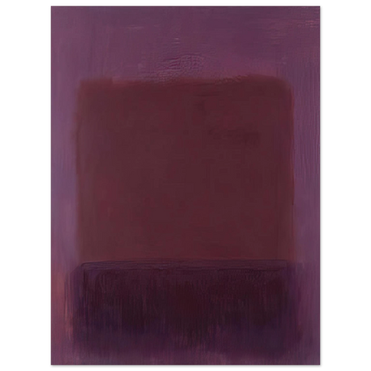 Mark Rothko - Purple Brown - 1957 Wall Art - 21x29.7 cm / 8x12" - Fine Art Poster - -