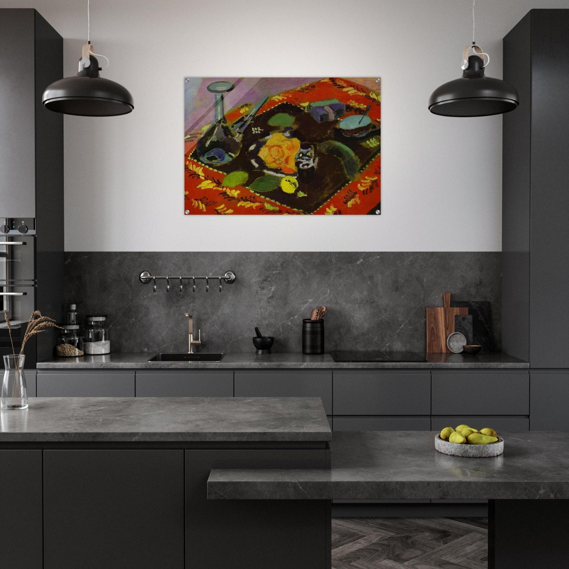 DISHES AND FRUIT 1906 - Henri Matisse Acrylic Print - 70x100 cm / 28x40″ inches