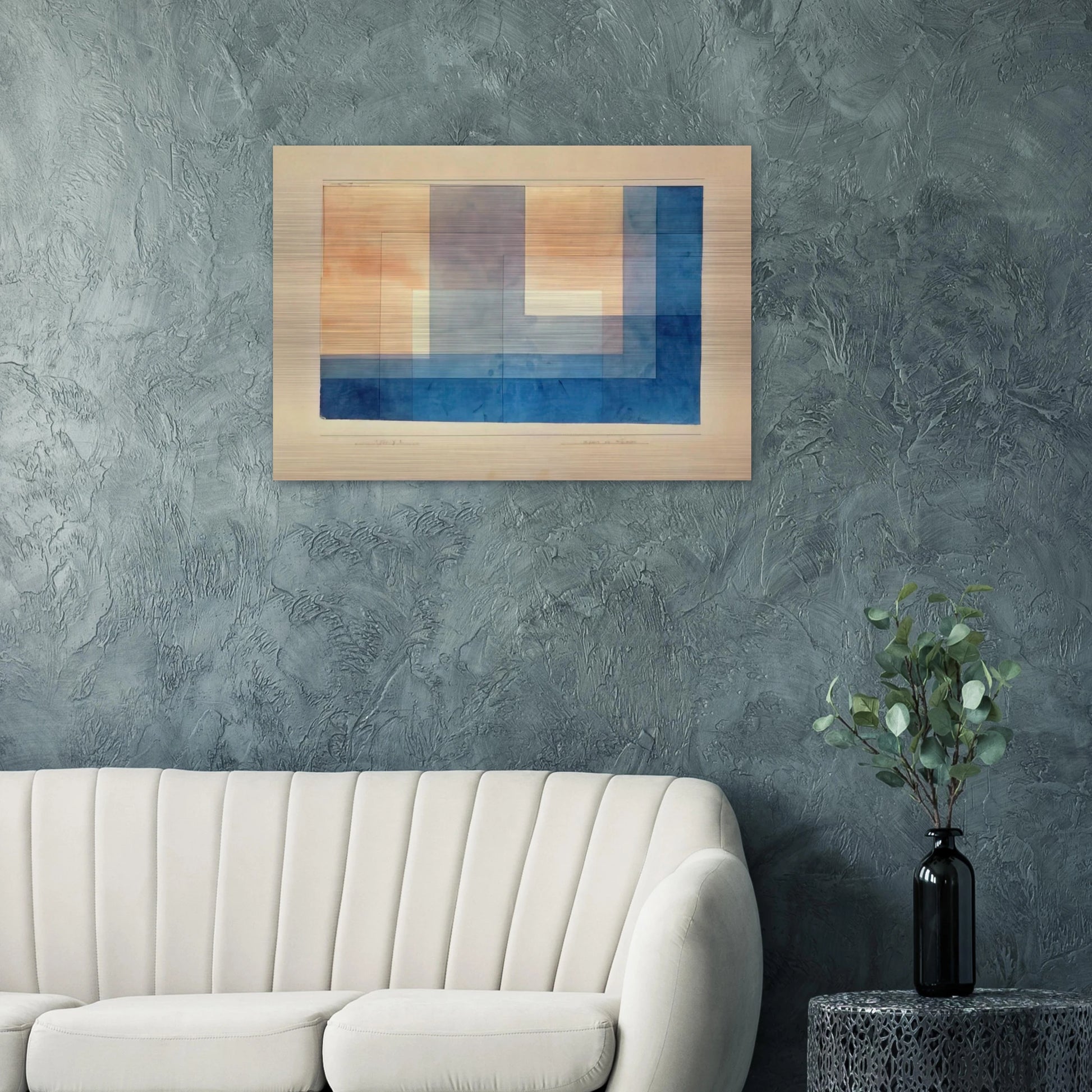 HOUSE ON THE WATER 1930 - Paul Klee Brushed Aluminum Print - 70x100 cm / 28x40 inches | Paul Klee Aluminum Print | Paul Klee Prints
