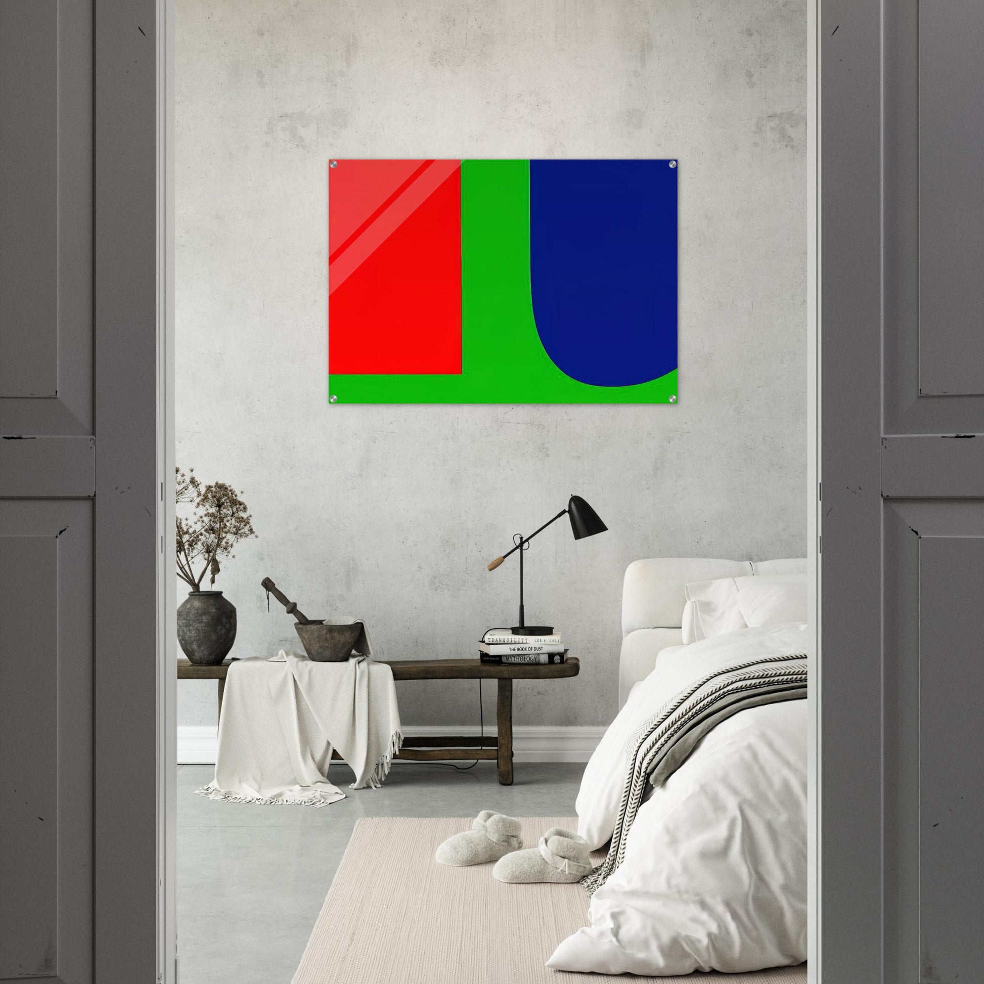 Red Blue Green - Ellsworth Kelly Acrylic Print - 70x100 cm / 28x40″ inches