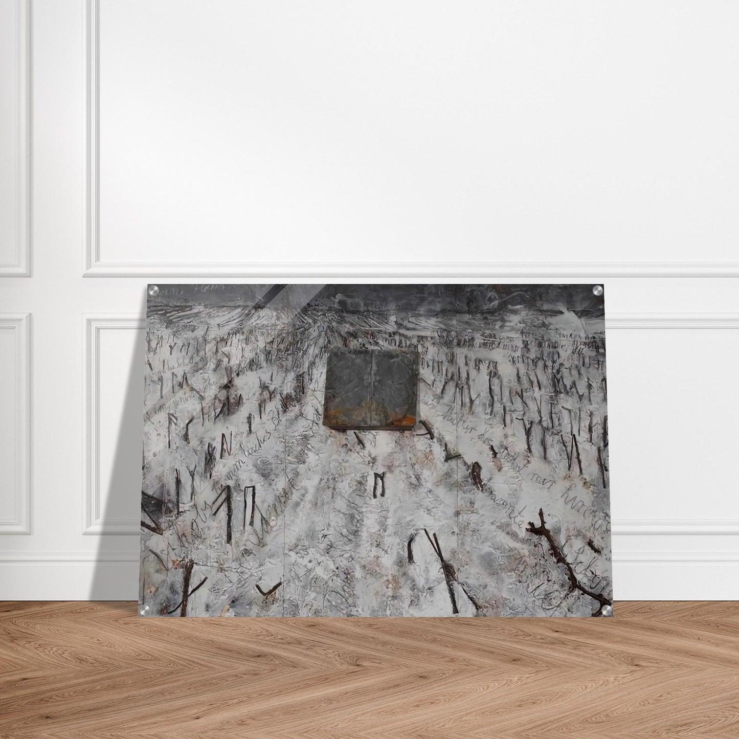 BLACK FLAKES 2006 - Anselm Kiefer Acrylic Print - 70x100 cm / 28x40″ inches