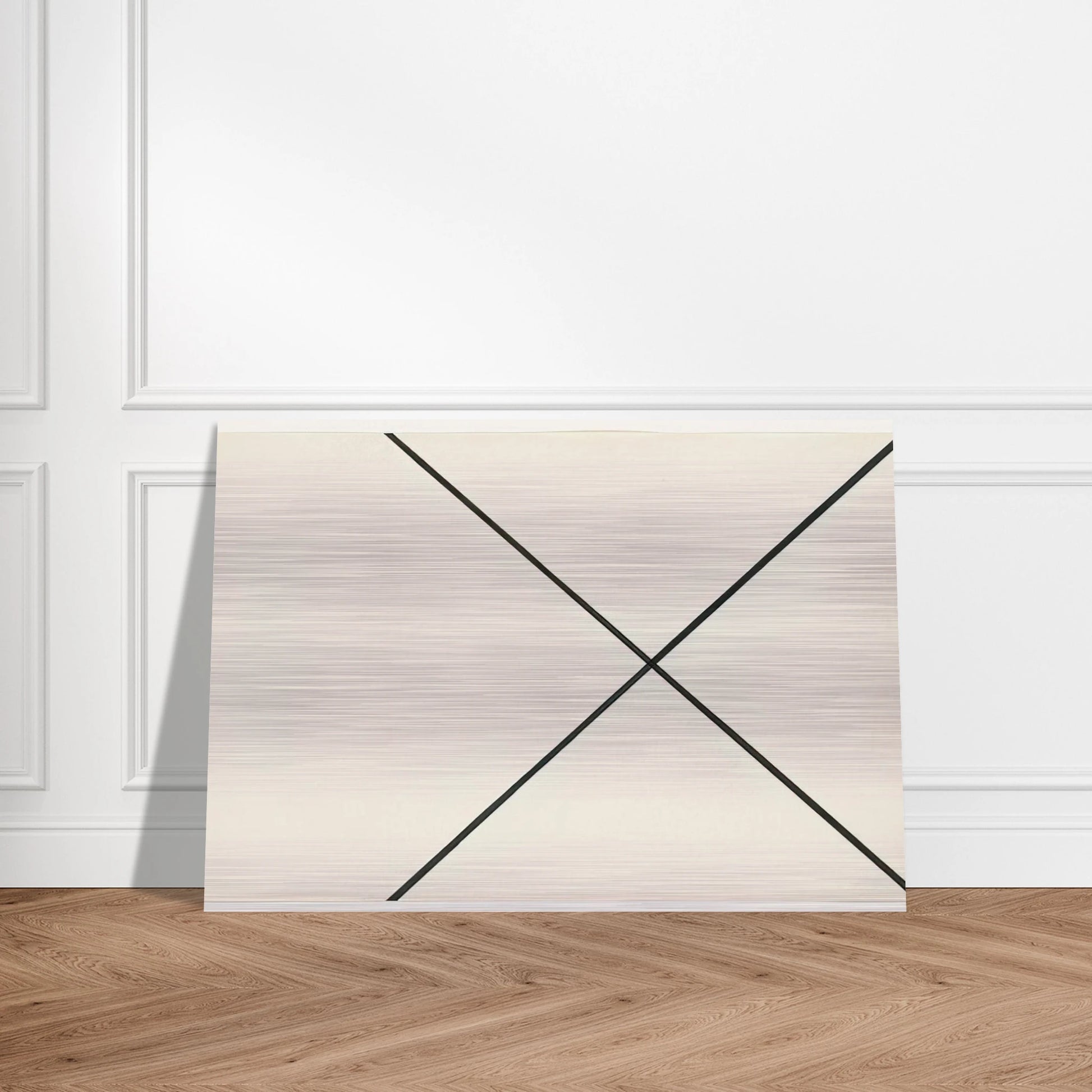 Diagonal Lines - Ellsworth Kelly Brushed Aluminum Print - 70x100 cm / 28x40 inches | Ellsworth Kelly Aluminum Print | Ellsworth Kelly Prints
