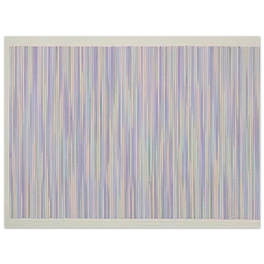 Gene Davis - Pocono - 1984  75x100 cm / 30x40inches Fine Art Poster
