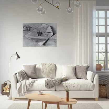 CARNATION AND CLOTH OF GOLD - Salvador Dali Brushed Aluminum Print - 70x100 cm / 28x40 inches | Salvador Dali Aluminum Print | Salvador Dali Prints