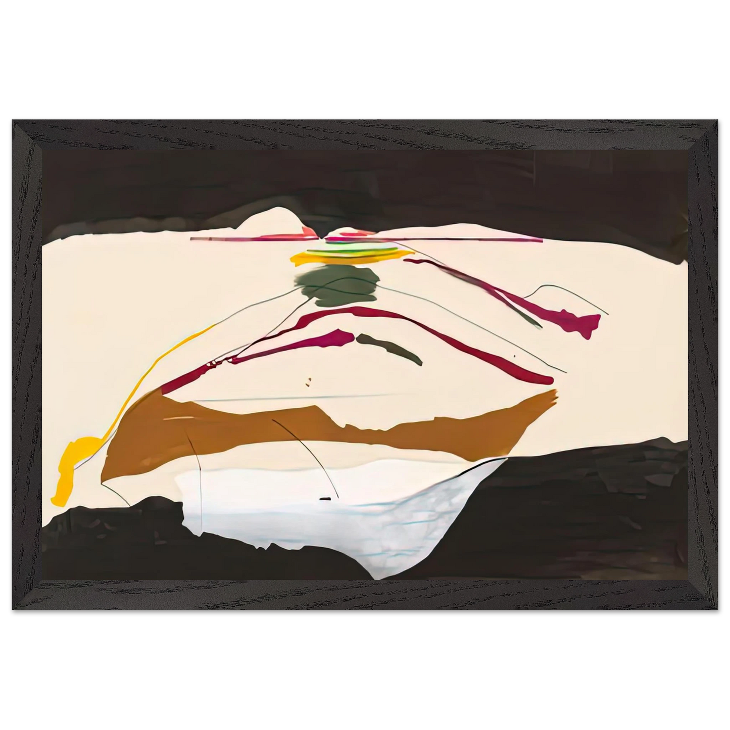Helen Frankenthaler - New Paths, 1973- Wall Art - 30x40 cm / 12x16 inches - Fine Art Poster-canvas - -