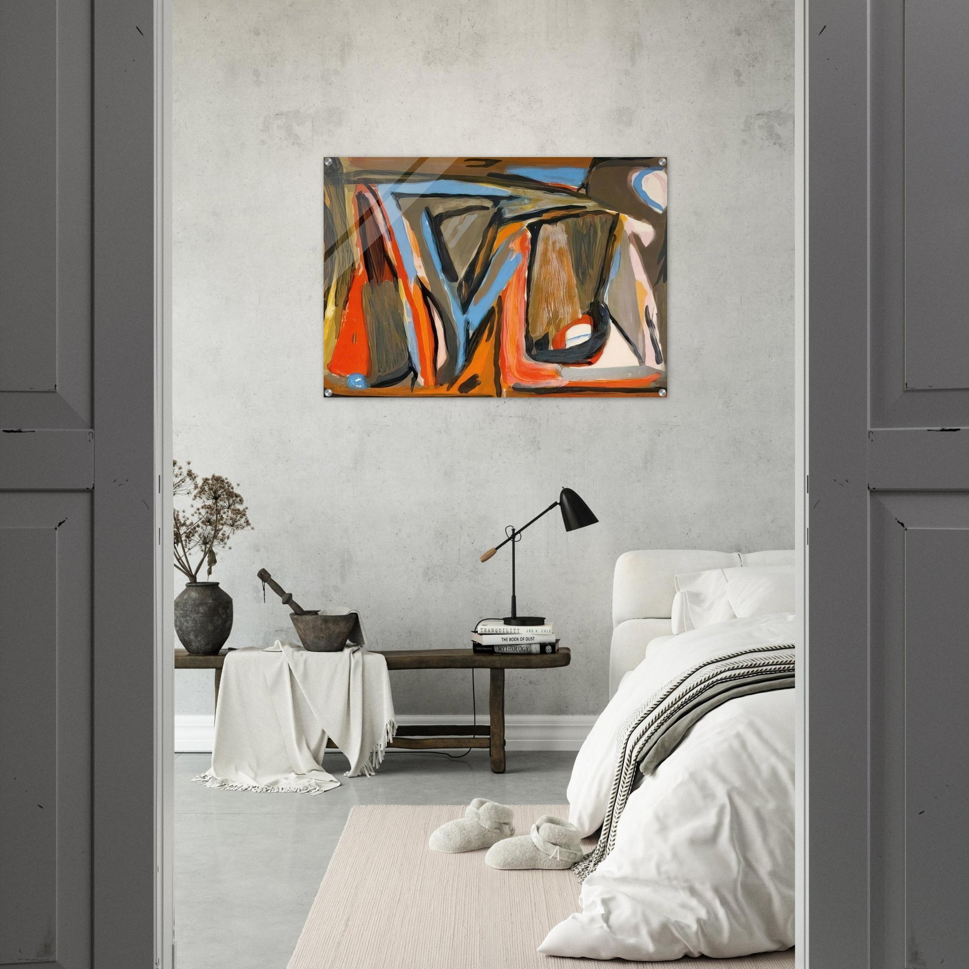 Le tout - 1978 - Bram van Velde Acrylic Print - 70x100 cm / 28x40″ inches