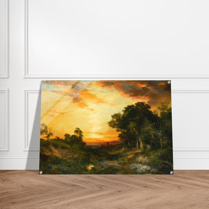 Sunset, Amagansett - Thomas Moran Acrylic Print - 70x100 cm / 28x40″ inches