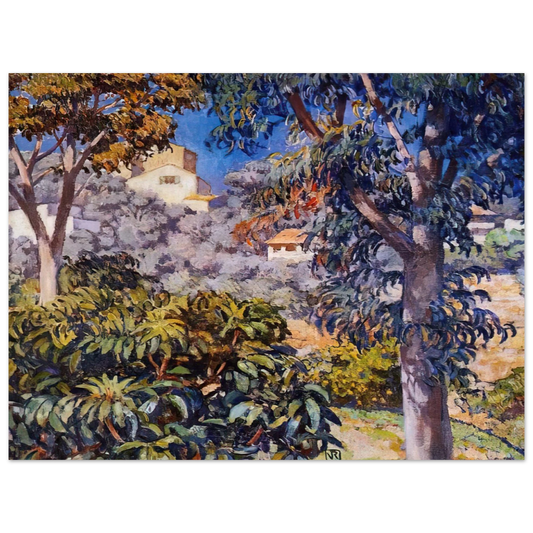 Theo van Rysselberghe - NOON LANDSCAPE  75x100 cm / 30x40inches Fine Art Poster