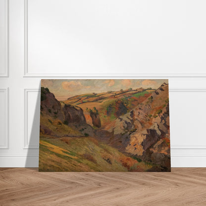 Caves Prunal near Pontgibaud Auvergne - Armand Guillaumin Brushed Aluminum Print - 70x100 cm / 28x40 inches | Armand Guillaumin Aluminum Print | Armand Guillaumin Prints