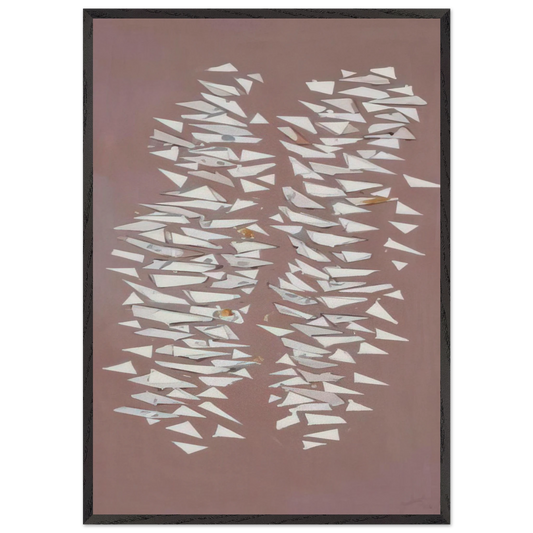 Light Vertical - 2006 - Robert Goodnough 70x100 cm / 28x40 inches Framed Art Print – Black Wooden Frame