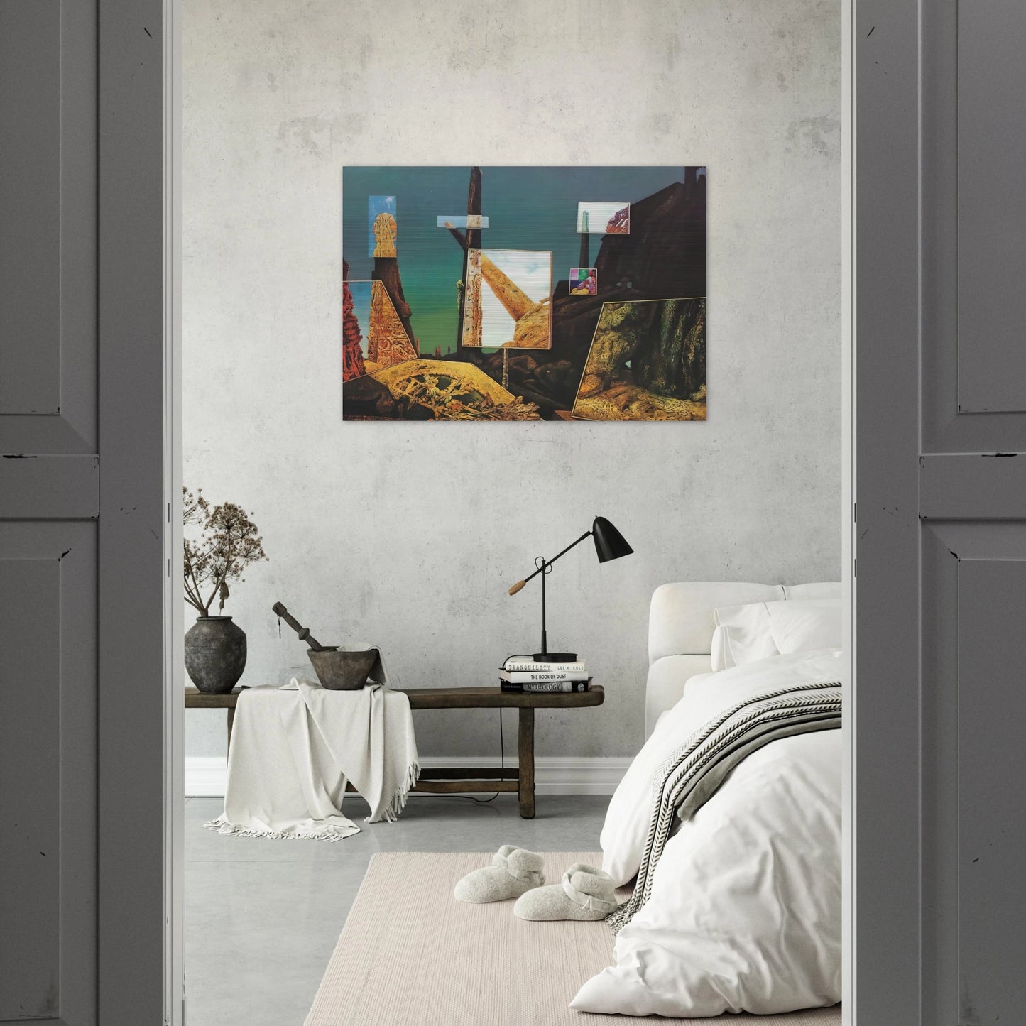 The Anti-Pope - Max Ernst Brushed Aluminum Print - 70x100 cm / 28x40 inches | Max Ernst Aluminum Print | Max Ernst Prints