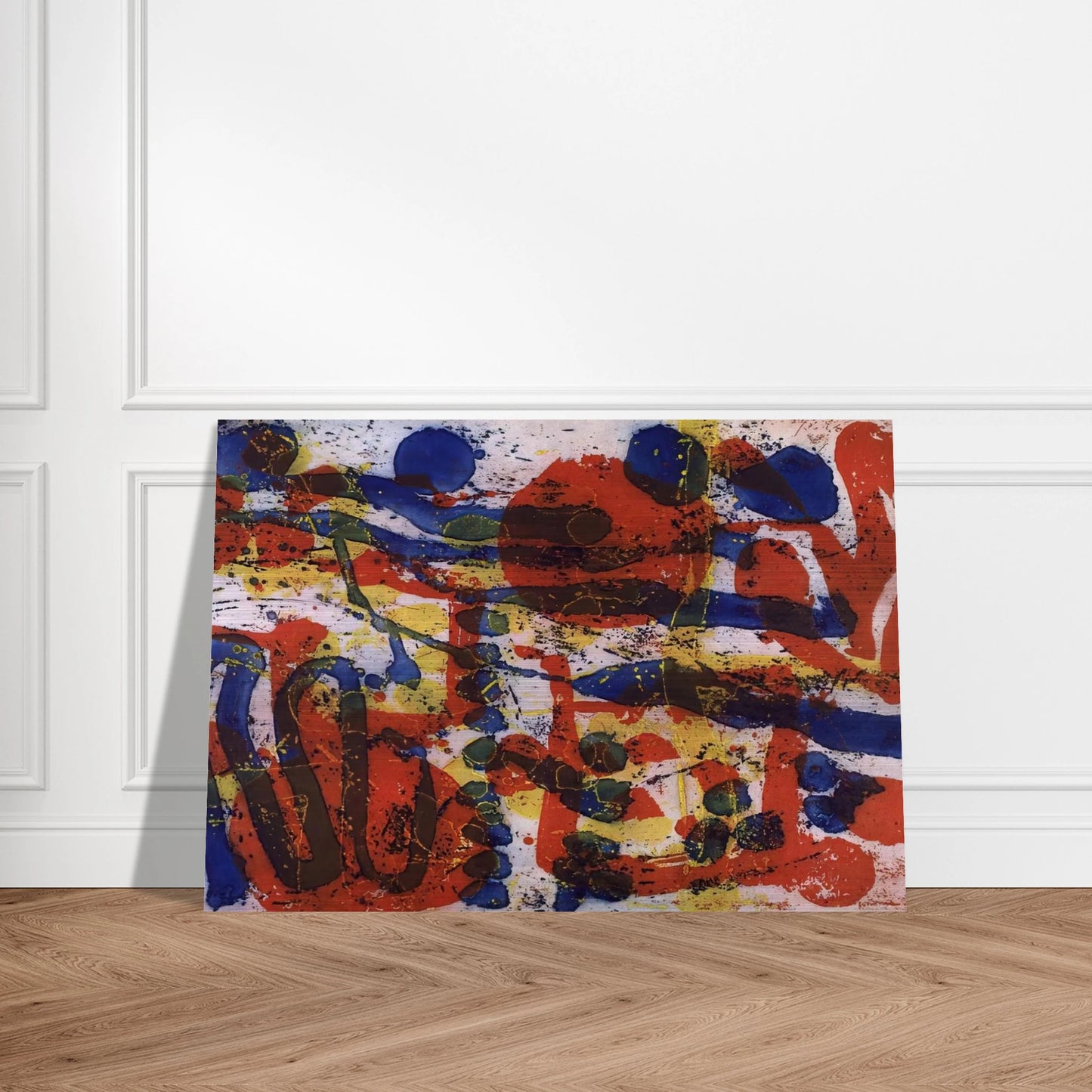 Untitled From The Brushwork Series - 1999 - Patrick Heron Brushed Aluminum Print - 70x100 cm / 28x40 inches | Patrick Heron Aluminum Print | Patrick Heron Prints