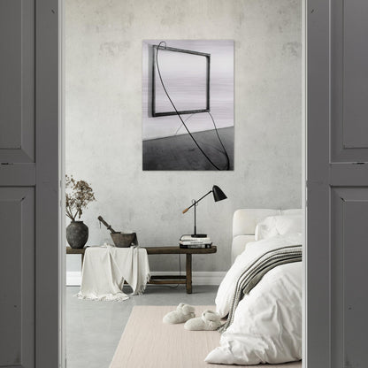 HANG UP 1966 1 - Eva Hesse Brushed Aluminum Print - 70x100 cm / 28x40 inches | Eva Hesse Aluminum Print | Eva Hesse Prints