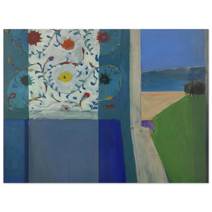 Richard Diebenkorn - Recollections of a Visit to Leningrad  75x100 cm / 30x40inches Fine Art Poster
