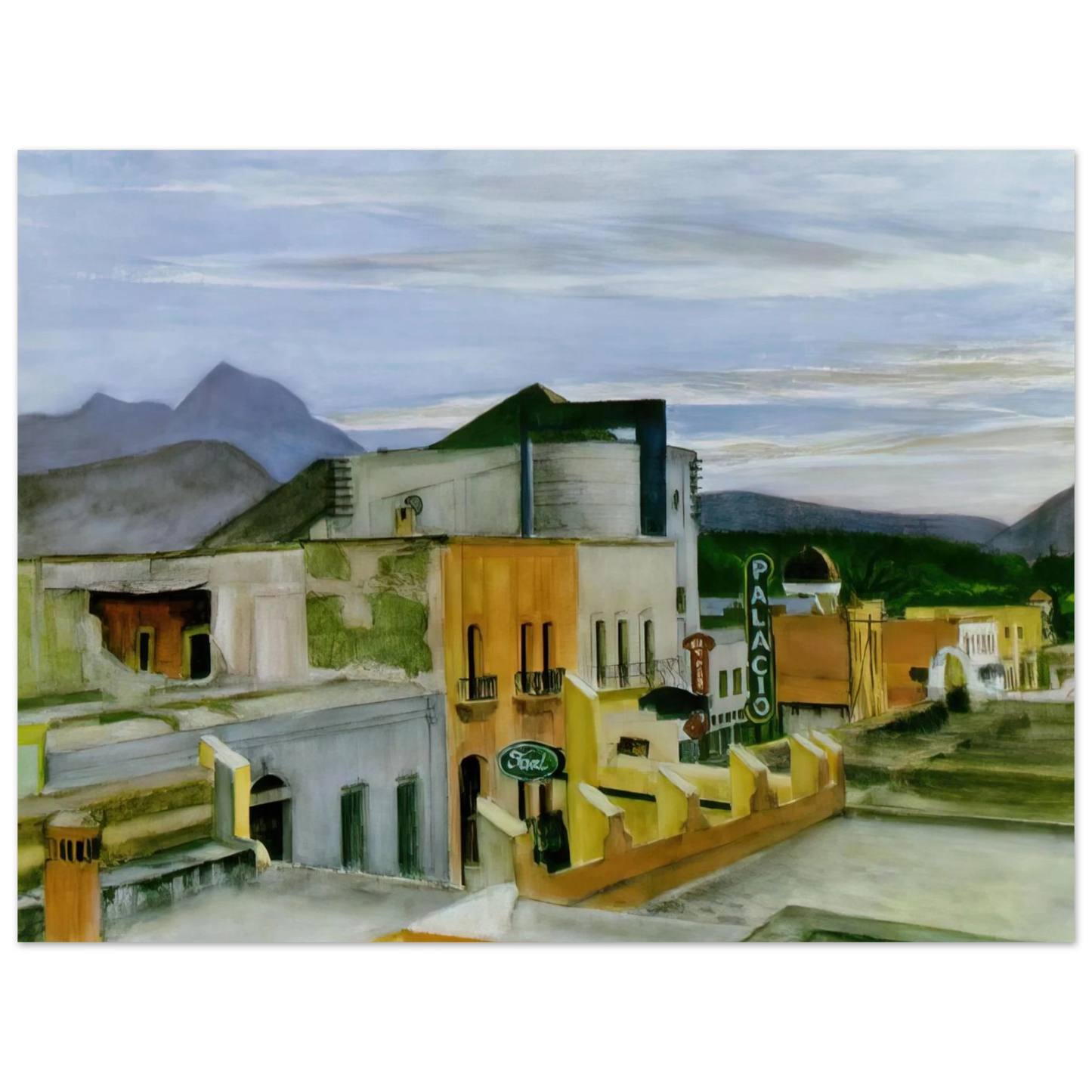 Edward Hopper - El Palacio Fine Art Poster