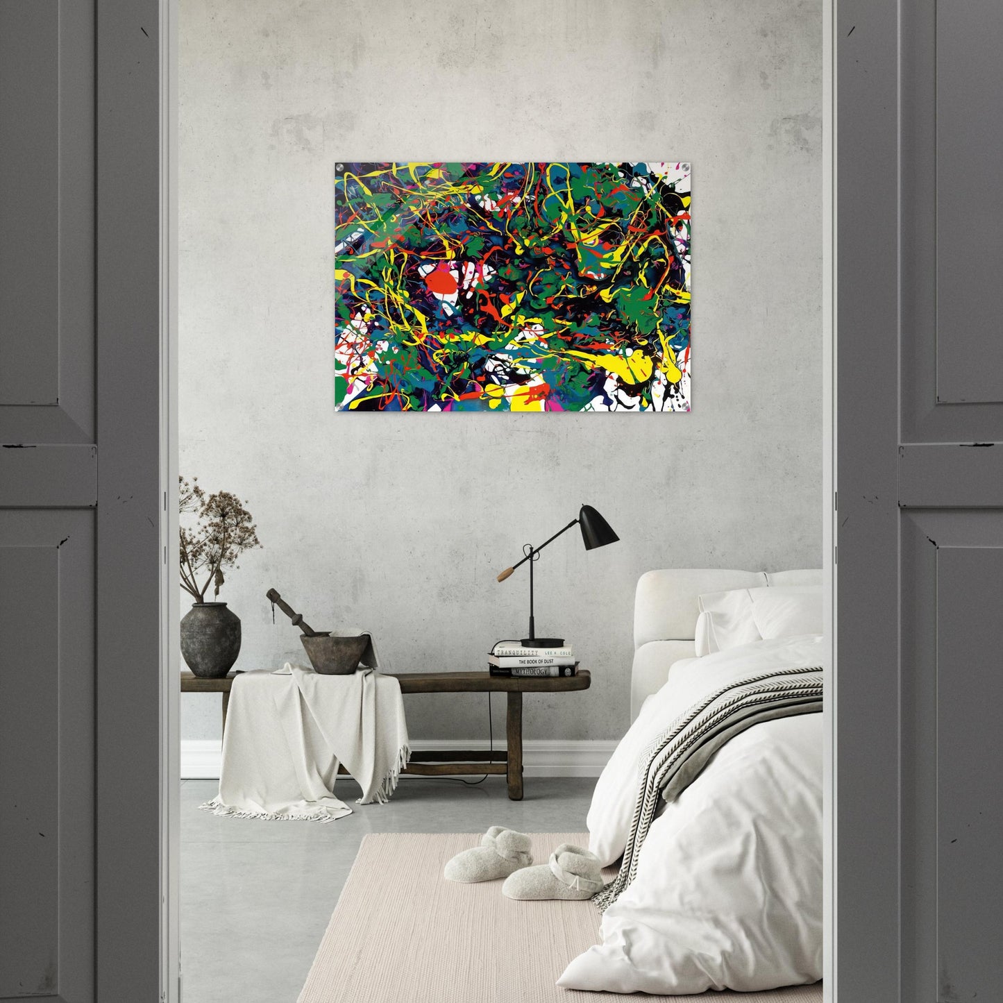 Untitled  SFP94-55  SFF 1729  - Sam Francis Acrylic Print - 70x100 cm / 28x40″ inches