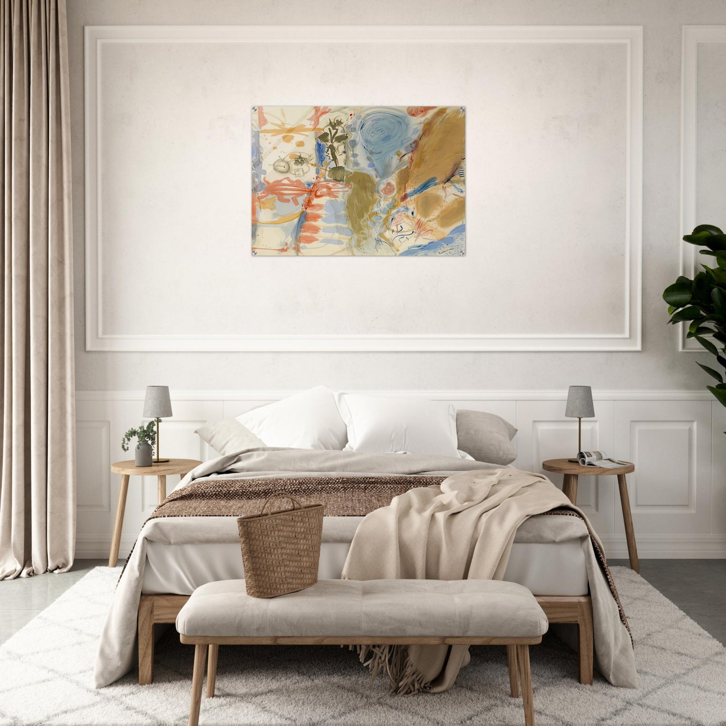 Western Dream, 1957- - Helen Frankenthaler Acrylic Print - 70x100 cm / 28x40″ inches