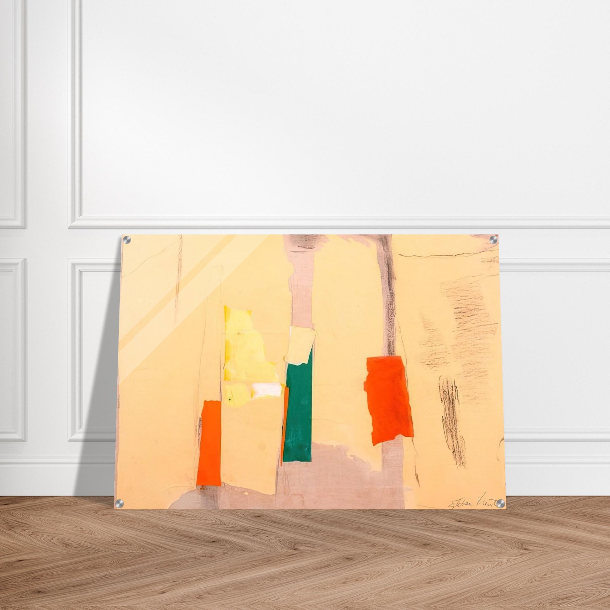 UNTITLED 1998 - Esteban Vicente Acrylic Print - 70x100 cm / 28x40″ inches