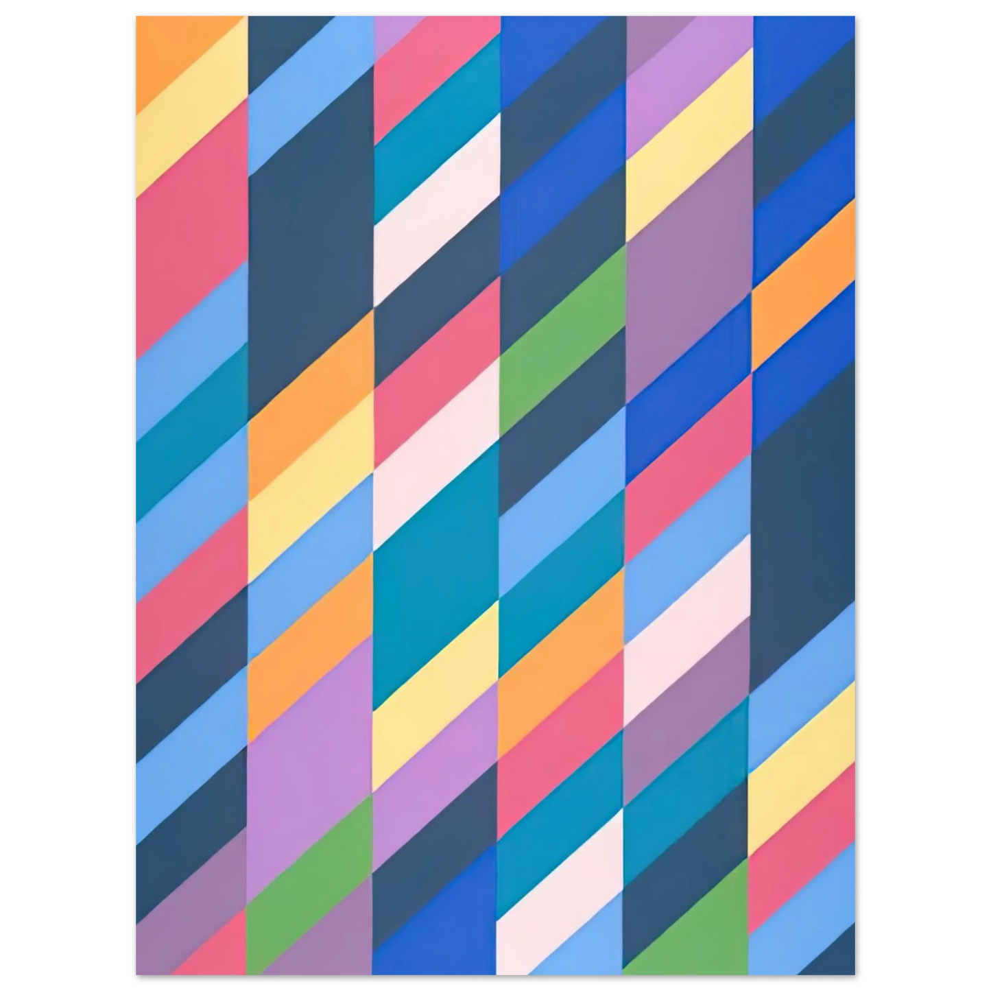 Bridget Riley - SHADOW PLAY 1990  75x100 cm / 30x40inches Fine Art Poster