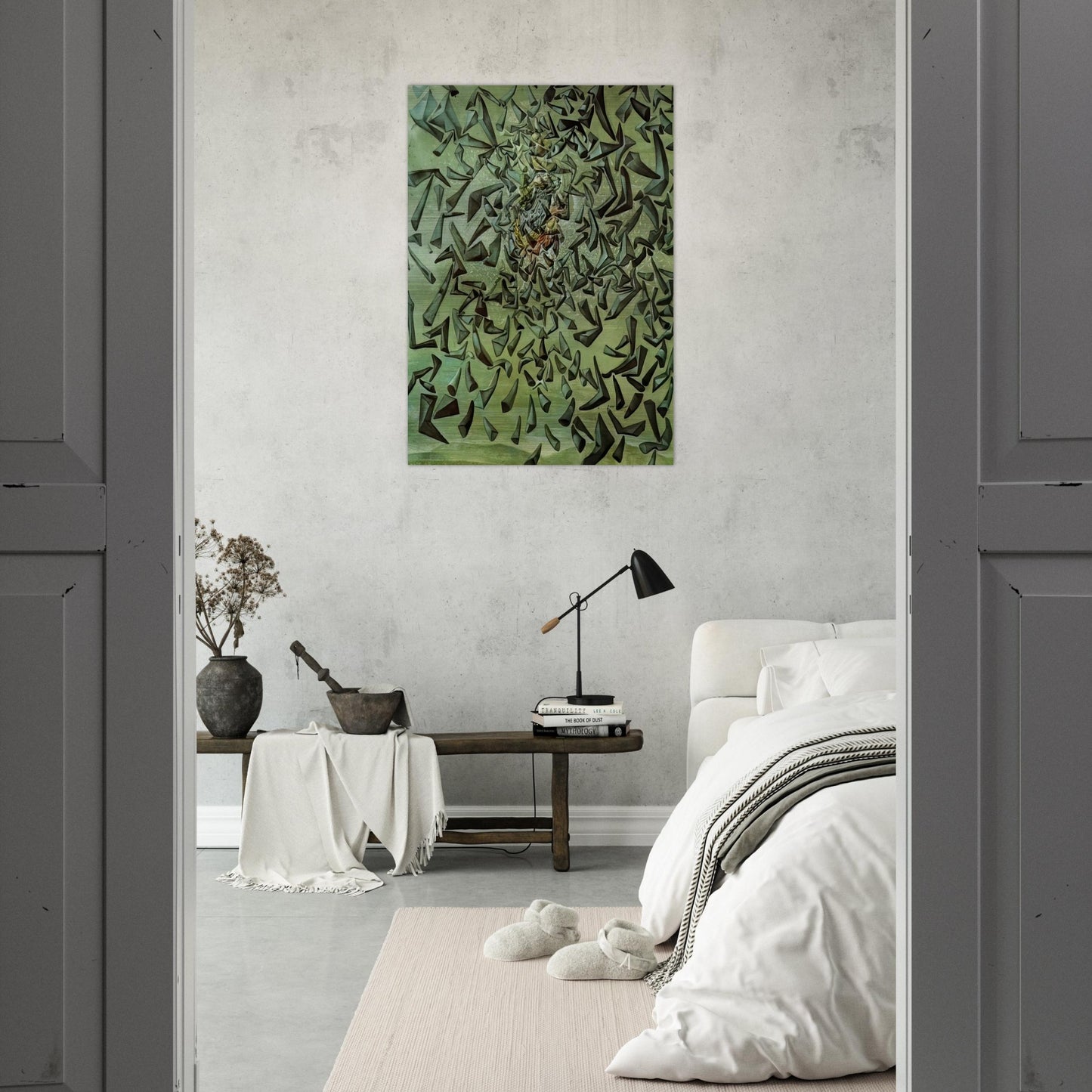 ASCENSIONIST SAINT CECILIA - Salvador Dali Brushed Aluminum Print - 70x100 cm / 28x40 inches | Salvador Dali Aluminum Print | Salvador Dali Prints