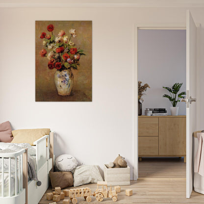 BOUQUET OF FLOWERS - Odilon Redon Brushed Aluminum Print - 70x100 cm / 28x40 inches | Odilon Redon Aluminum Print | Odilon Redon Prints