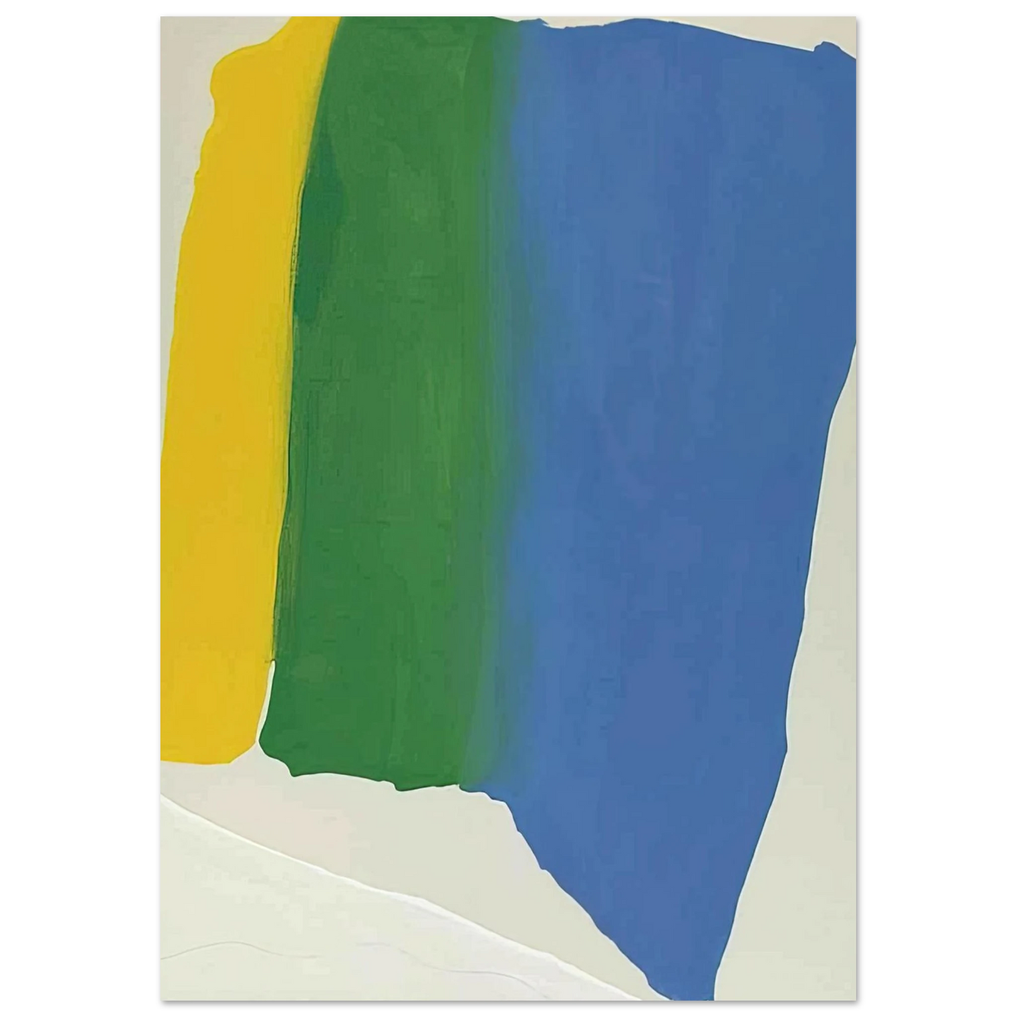 Helen Frankenthaler - Summer Insignia - 1969 Wall art - A2 (42 x 59.4  cm) - Fine Art Poster-canvas - -