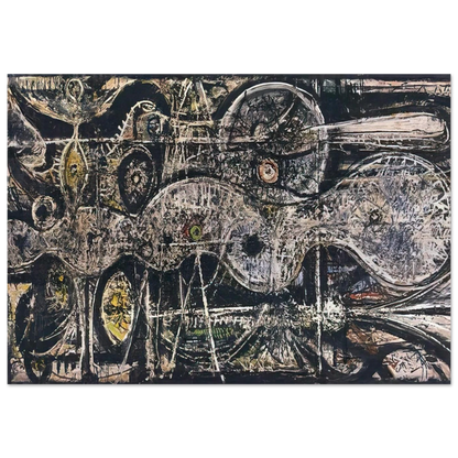 Undulation - 1942 - Richard Pousette-Dart Brushed Aluminum Print - 70x100 cm / 28x40 inches | Richard Pousette-Dart Aluminum Print | Richard Pousette-Dart Prints