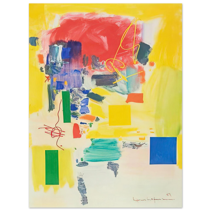 Hans Hofmann - Golden Splendor  75x100 cm / 30x40inches Fine Art Poster