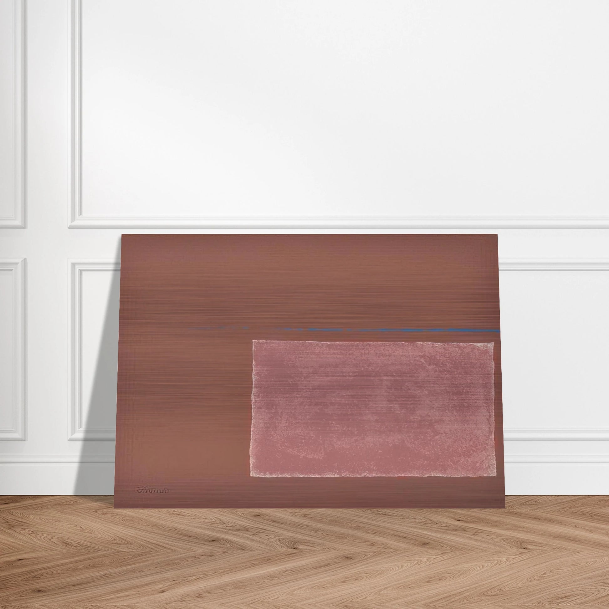 Spartan Sun Box I - Color Field Painting - Theodoros Stamos Brushed Aluminum Print - 70x100 cm / 28x40 inches | Theodoros Stamos Aluminum Print | Theodoros Stamos Prints