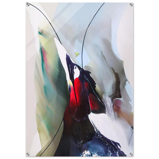 Phenomena Tarot Over - 1970 - Paul Jenkins Acrylic Print - 70x100 cm / 28x40″ inches | Paul Jenkins Wall Art | Paul Jenkins Prints