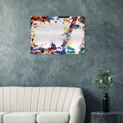 Green Ring - Sam Francis Brushed Aluminum Print - 70x100 cm / 28x40 inches | Sam Francis Aluminum Print | Sam Francis Prints