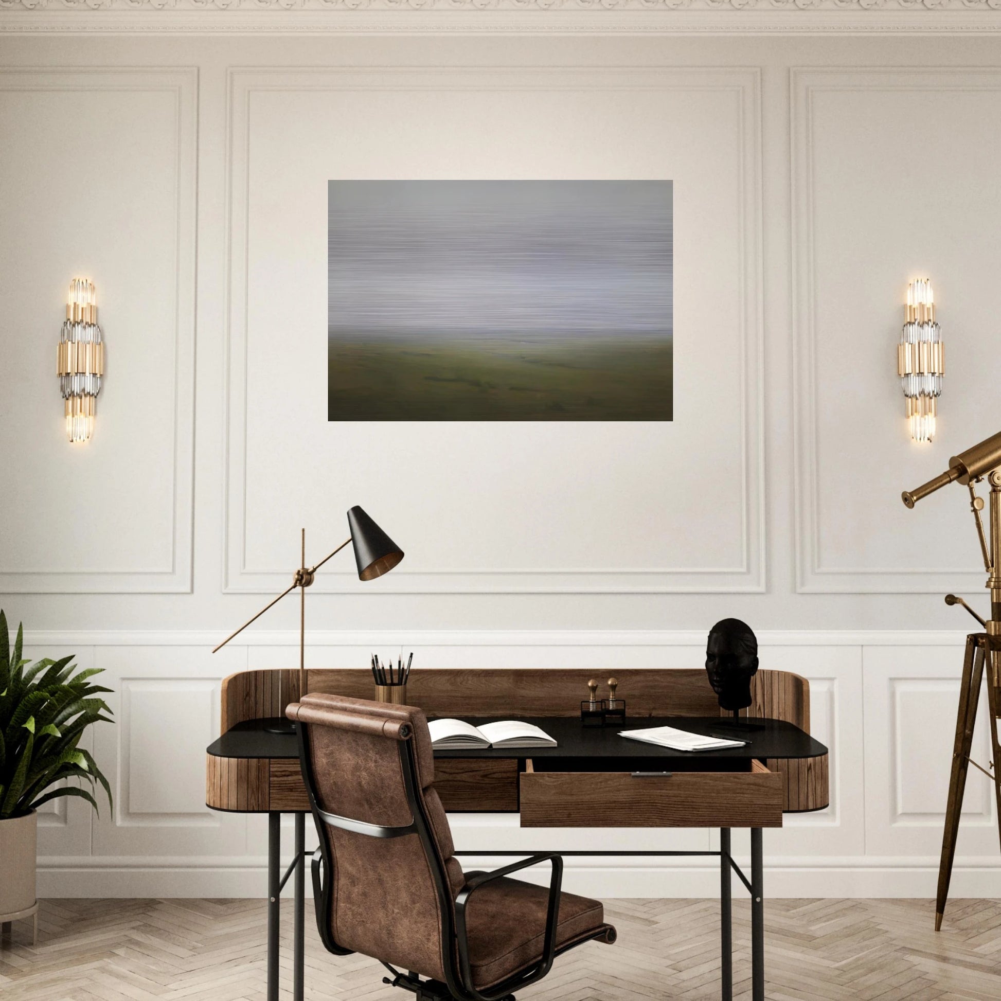 Landscape. Steppe - Arkhyp Kuindzhi Brushed Aluminum Print - 70x100 cm / 28x40 inches | Arkhyp Kuindzhi Aluminum Print | Arkhyp Kuindzhi Prints