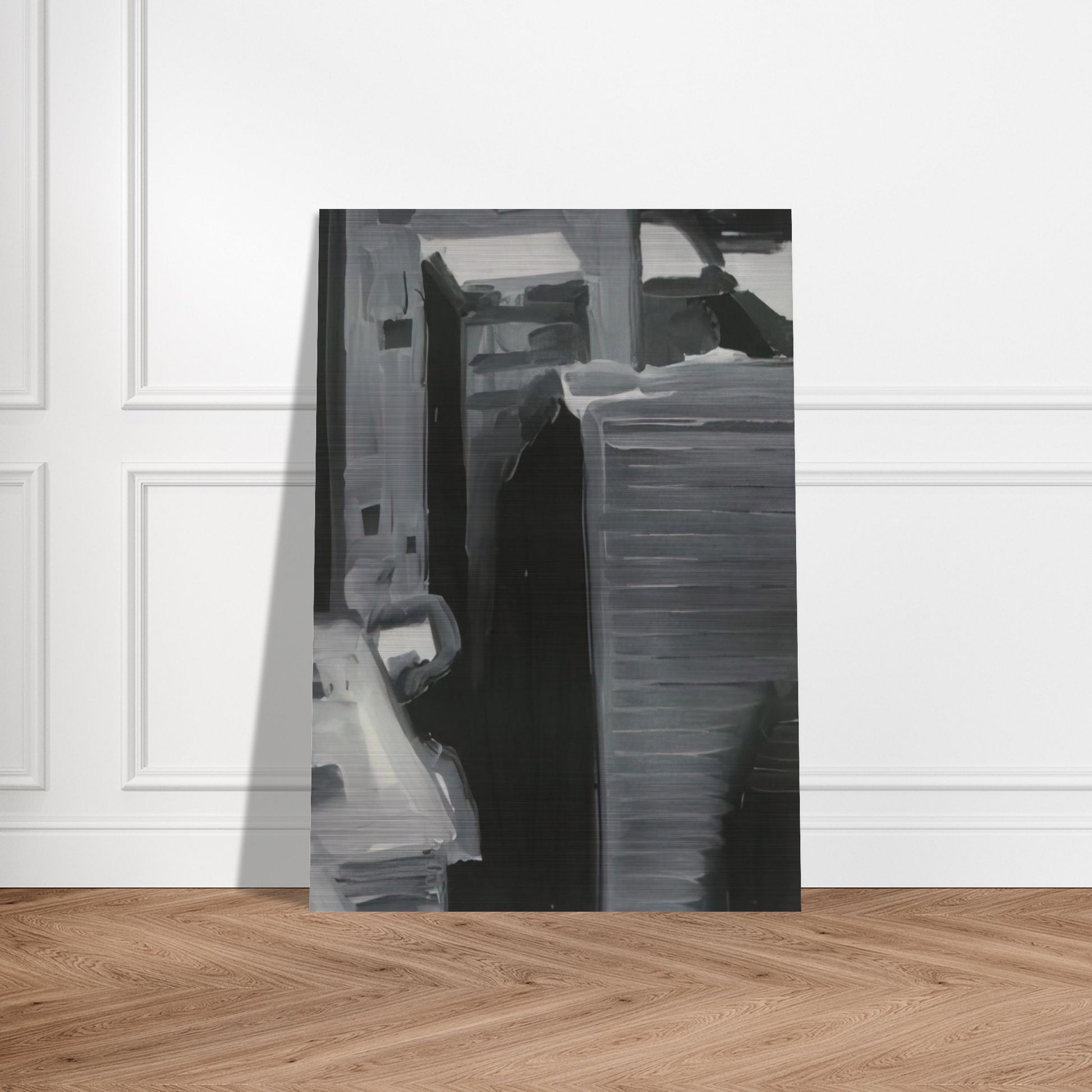 TOWNSCAPE 1968 - Gerhard Richter Brushed Aluminum Print - 70x100 cm / 28x40 inches | Gerhard Richter Aluminum Print | Gerhard Richter Prints
