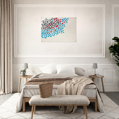 Abstract Composition - 1980 - Robert Goodnough Acrylic Print - 70x100 cm / 28x40″ inches