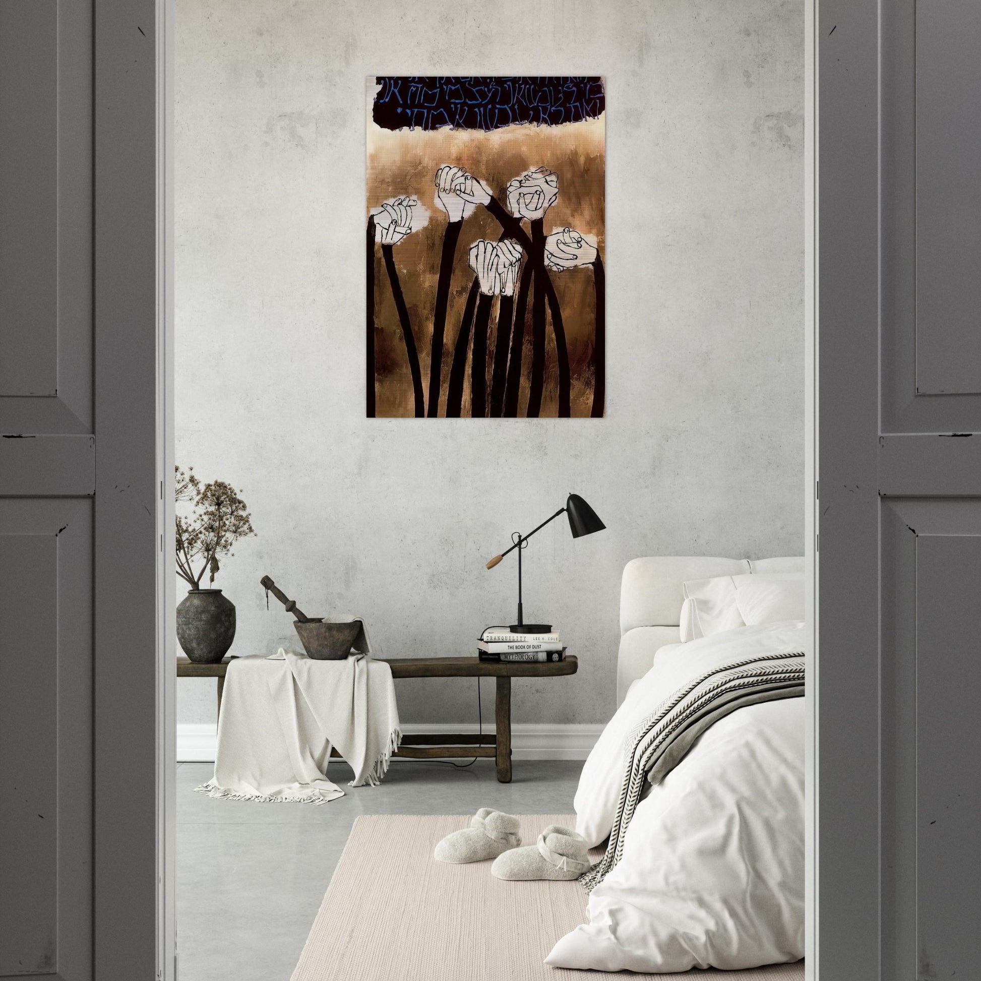 IDENTITY - Ben Shahn Brushed Aluminum Print - 70x100 cm / 28x40 inches | Ben Shahn Aluminum Print | Ben Shahn Prints