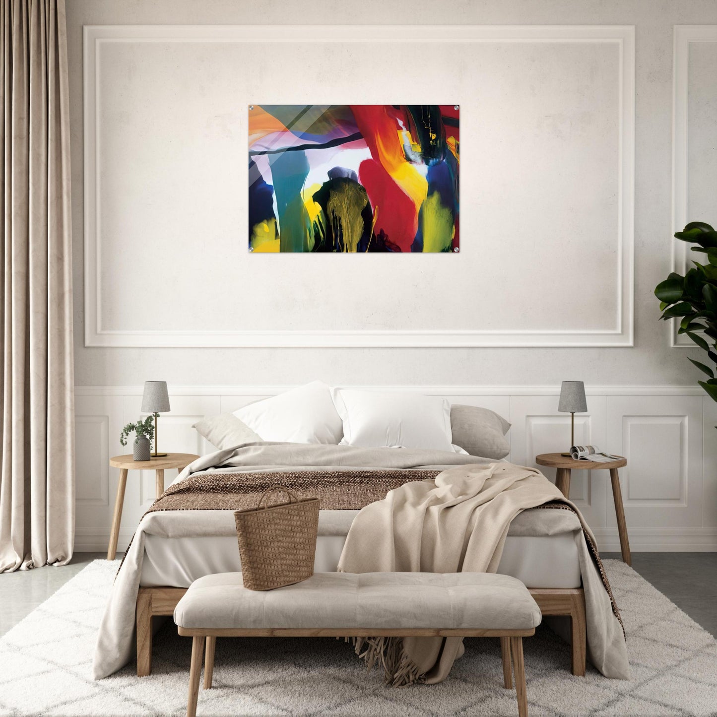 Phenomena Solstice Encounter - 2003 - Paul Jenkins Acrylic Print - 70x100 cm / 28x40″ inches | Paul Jenkins Wall Art | Paul Jenkins Prints