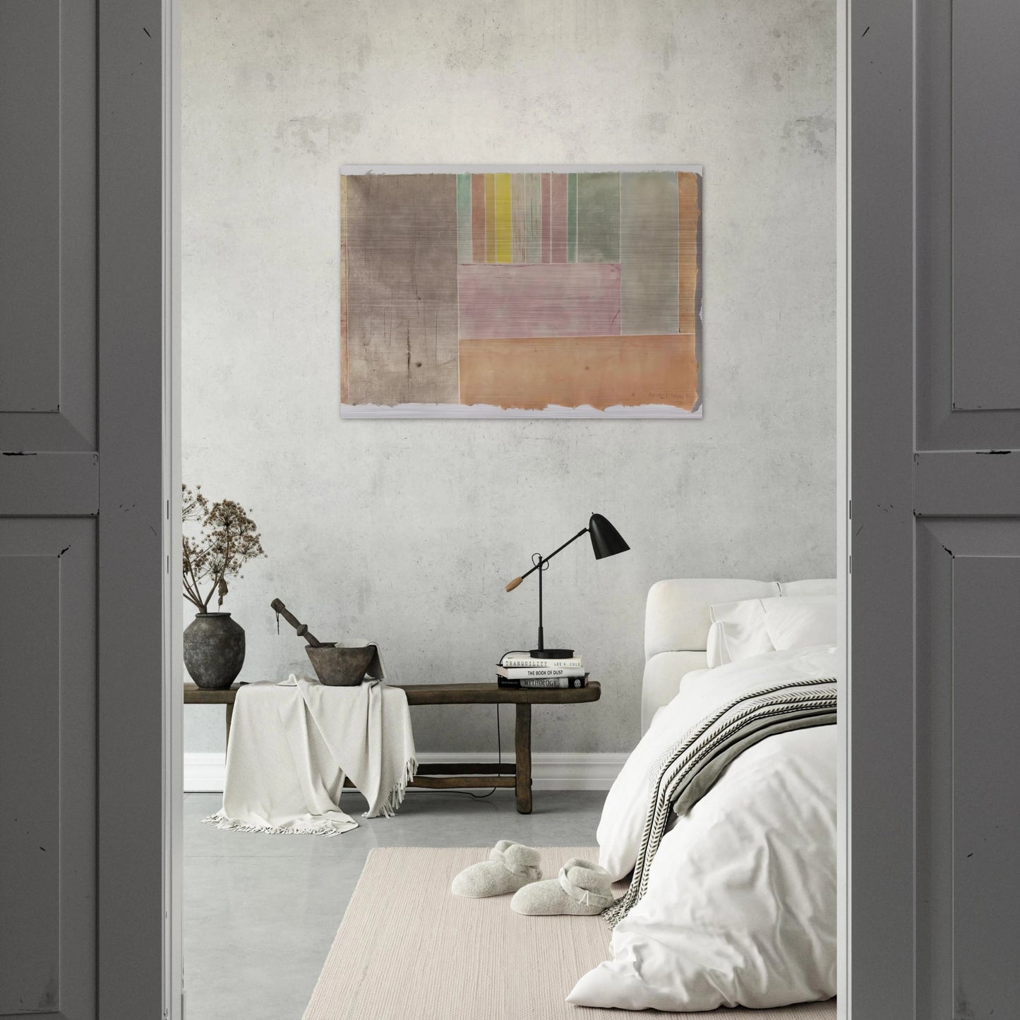 HV2, No 17b - 1992 - John Cage Brushed Aluminum Print - 70x100 cm / 28x40 inches | John Cage Aluminum Print | John Cage Prints
