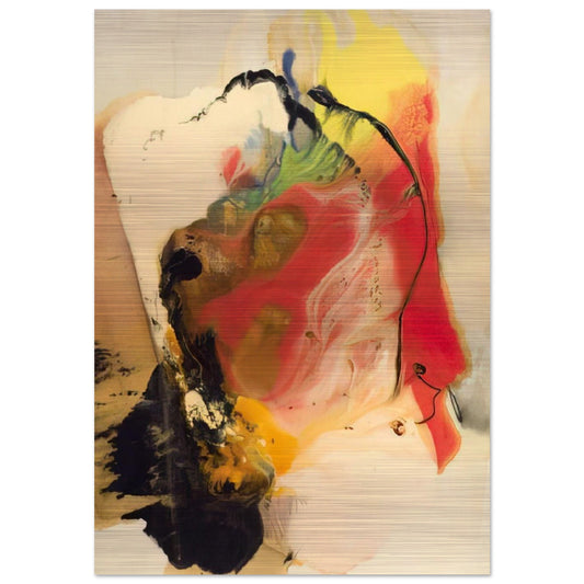 Pompey's Head - 1958 - Paul Jenkins Brushed Aluminum Print - 70x100 cm / 28x40 inches | Paul Jenkins Aluminum Print | Paul Jenkins Prints