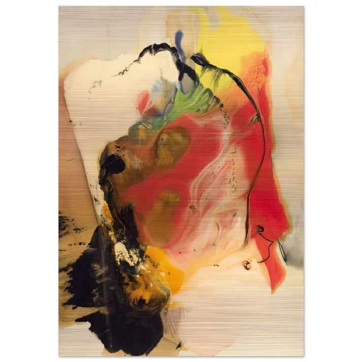 Pompey's Head - 1958 - Paul Jenkins Brushed Aluminum Print - 70x100 cm / 28x40 inches | Paul Jenkins Aluminum Print | Paul Jenkins Prints