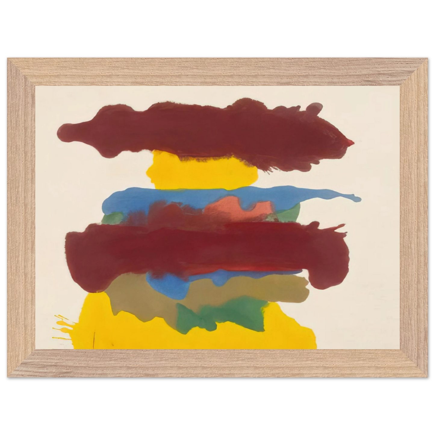 Helen Frankenthaler - Weather Change - 1963 Wall art - A1 (59.4 x 84.1  cm) - Fine Art Poster-canvas - -
