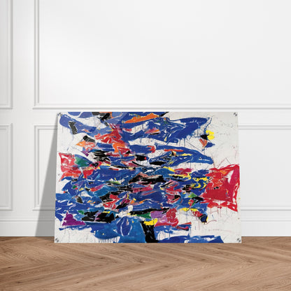 Round the World - Sam Francis Acrylic Print - 70x100 cm / 28x40″ inches