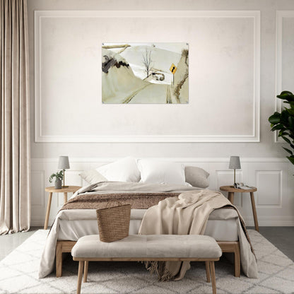 RING ROAD - Andrew Wyeth Acrylic Print - 70x100 cm / 28x40″ inches