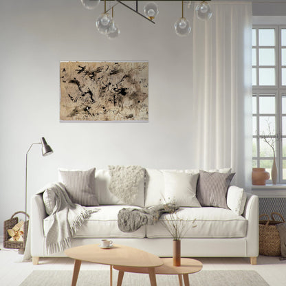 UNTITLED 1951 1 - Jackson Pollock Brushed Aluminum Print - 70x100 cm / 28x40 inches | Jackson Pollock Aluminum Print | Jackson Pollock Prints