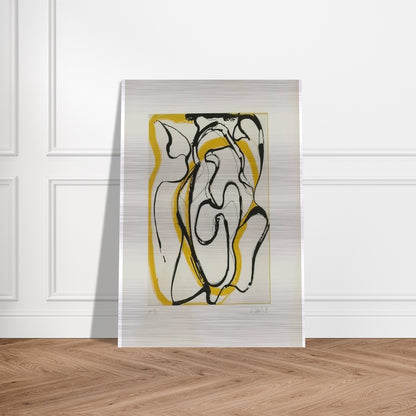 Untitled - Abstract Expressionism - Brice Marden Brushed Aluminum Print - 70x100 cm / 28x40 inches | Brice Marden Aluminum Print | Brice Marden Prints