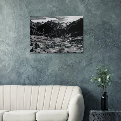 Hinterstein - Expressionism - Konrad Zuse Brushed Aluminum Print - 70x100 cm / 28x40 inches | Konrad Zuse Aluminum Print | Konrad Zuse Prints