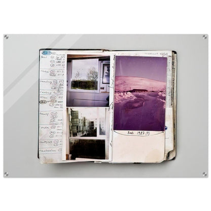1994 Notebook  Diary detail - 1994 - Dieter Roth Acrylic Print - 70x100 cm / 28x40″ inches